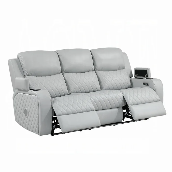 Elonzo Power Motion Sofa w/LED, Power Headrest & Speaker - Image 6