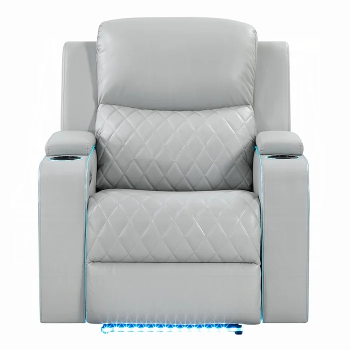 Elonzo Power Motion Recliner w w/LED, Power Headrest & Speaker - Image 3