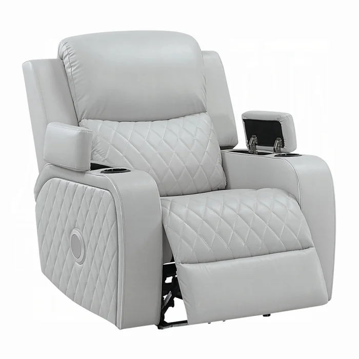 Elonzo Power Motion Recliner w w/LED, Power Headrest & Speaker - Image 6