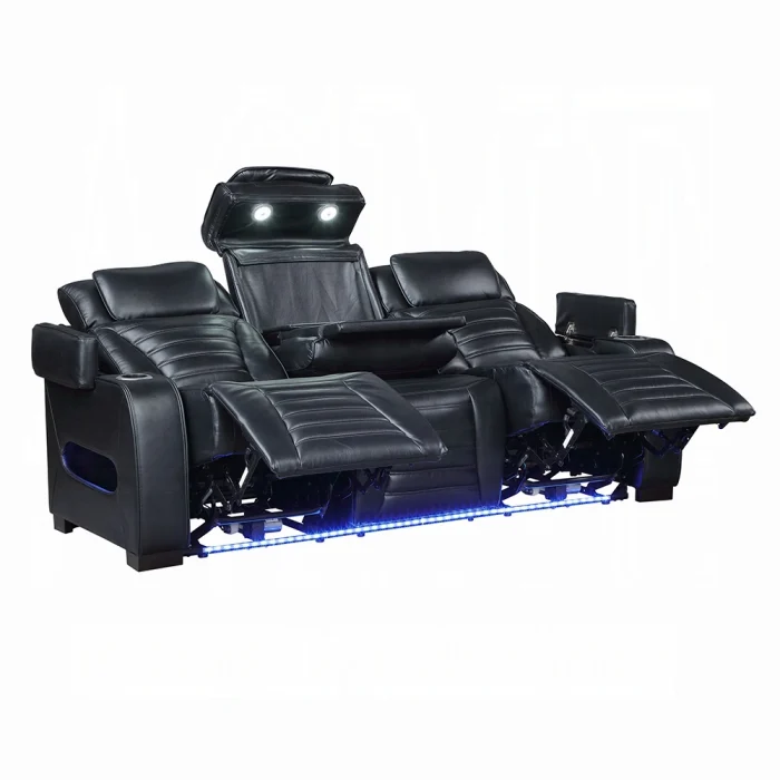 Ephron Power Motion Sofa W/Dropdown Table, Wireless Charging, Reading Light, Power Headrests & LED - Image 3