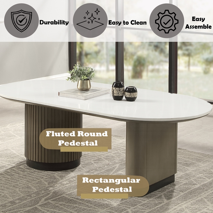 Clayten Coffee Table w/Engineered Top - Image 7