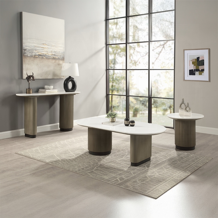 Clayten Coffee Table w/Engineered Top - Image 2