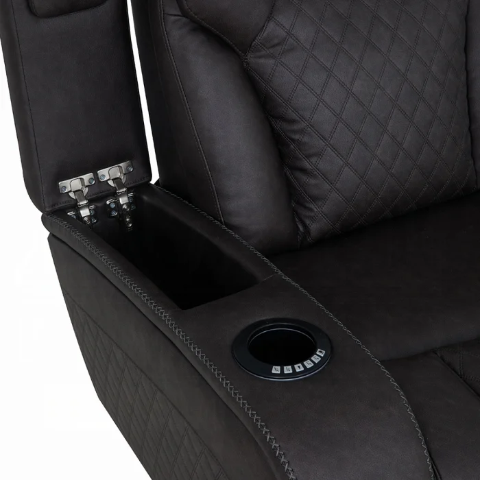 Wendell Power Motion Sofa w/Dropdown Table, Storage, USB & LED - Image 7