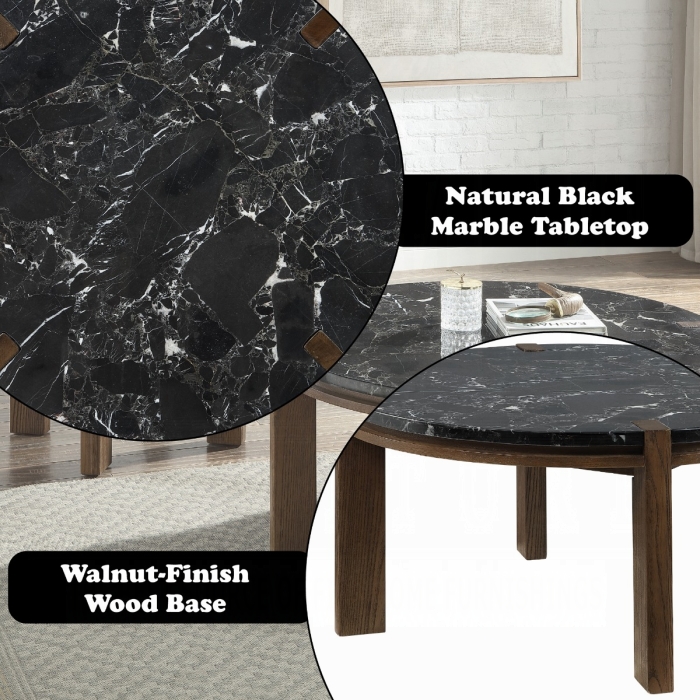 Estella Coffee Table w/Marble Top - Image 7