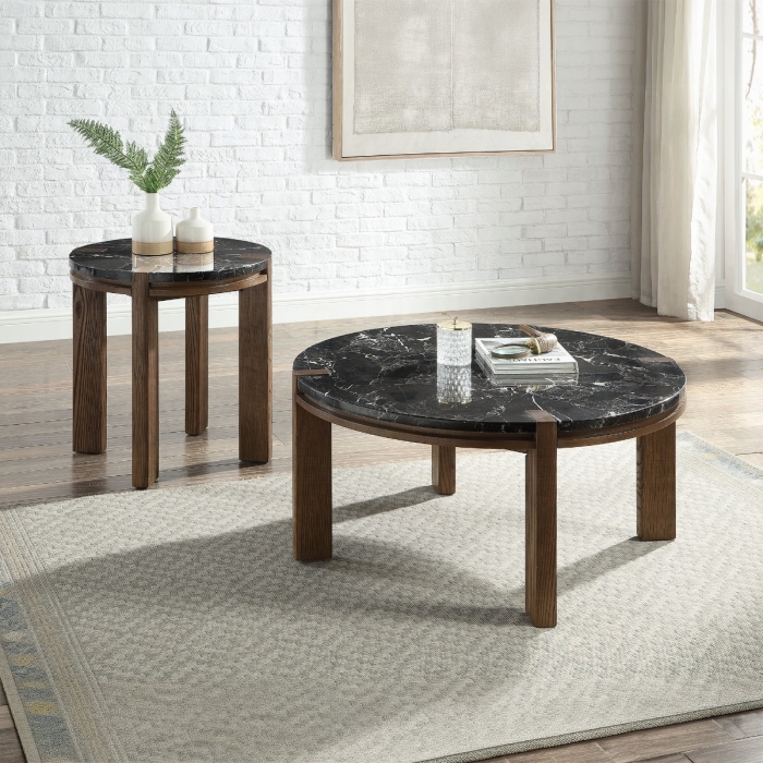 Estella Coffee Table w/Marble Top - Image 2
