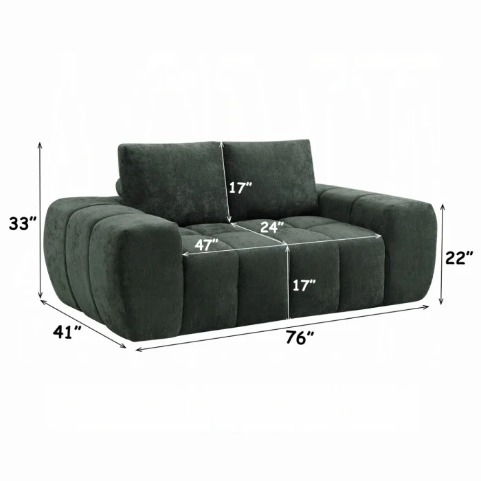 Medwin Compressed Loveseat - Image 8