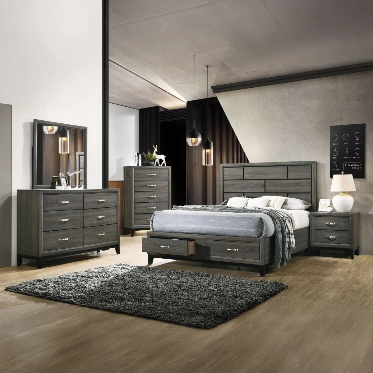 Valdemar EK Bed W/Storage - Image 5