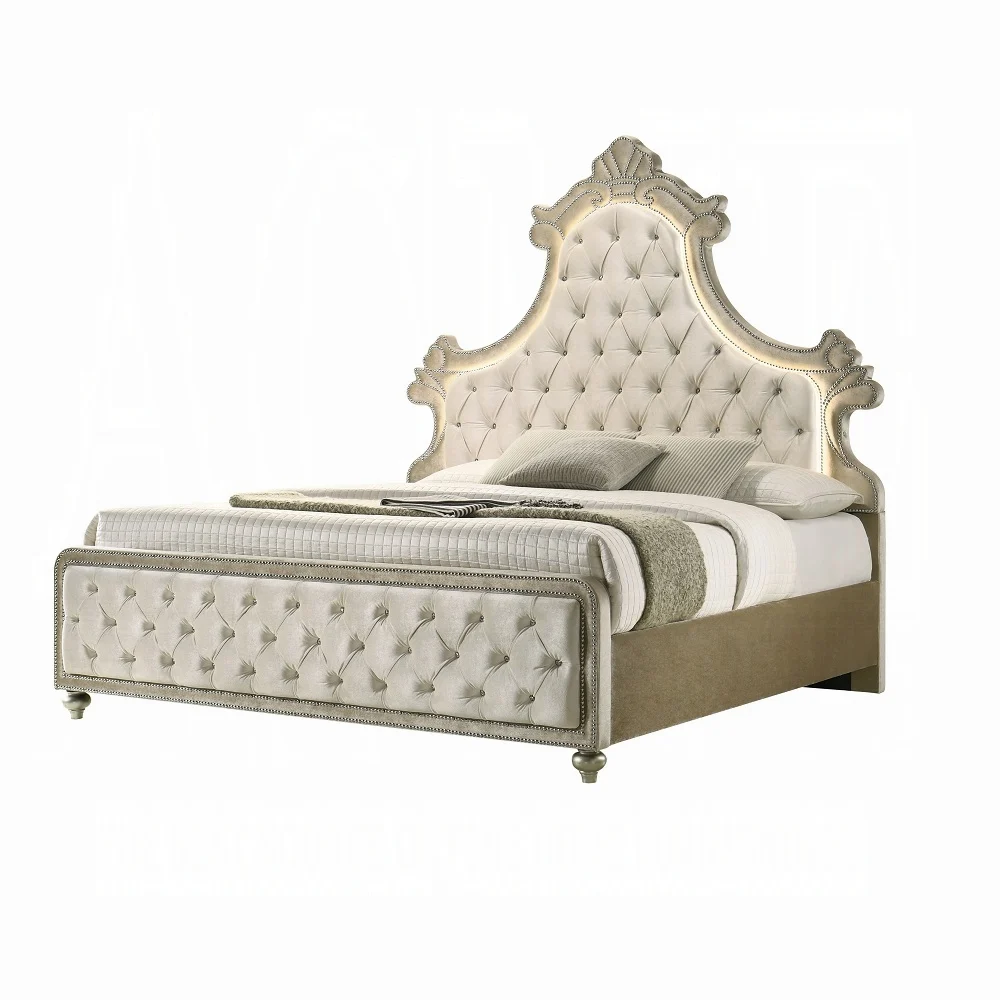Lucienne Queen Bed W/LED - Image 3