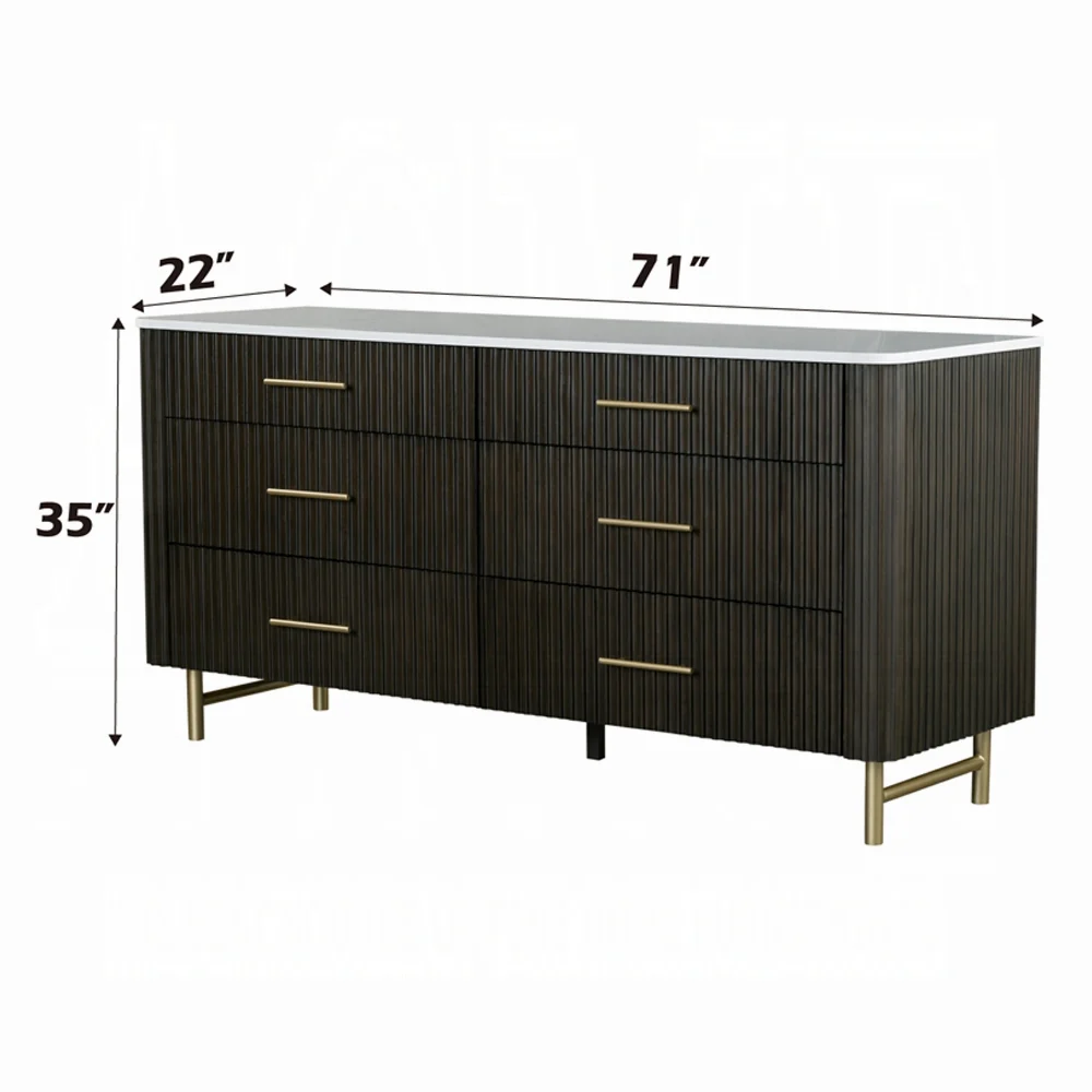 Clayten Dresser w/Marble Top - Image 7