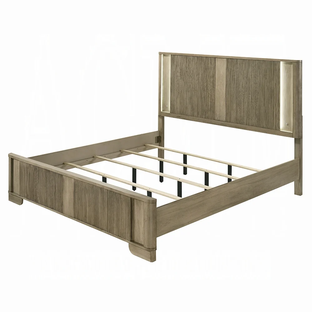 Lakkari Eastern King Bed w/LED - Image 2