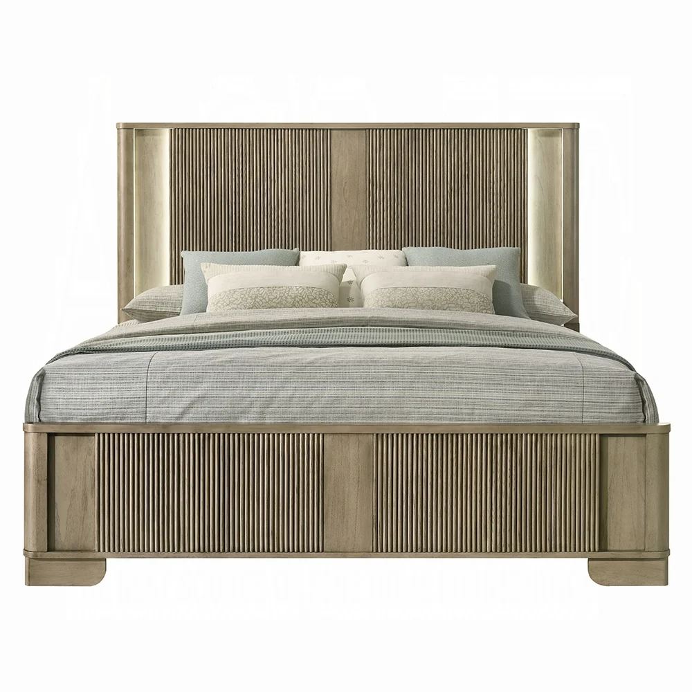 Lakkari Eastern King Bed w/LED - Image 6